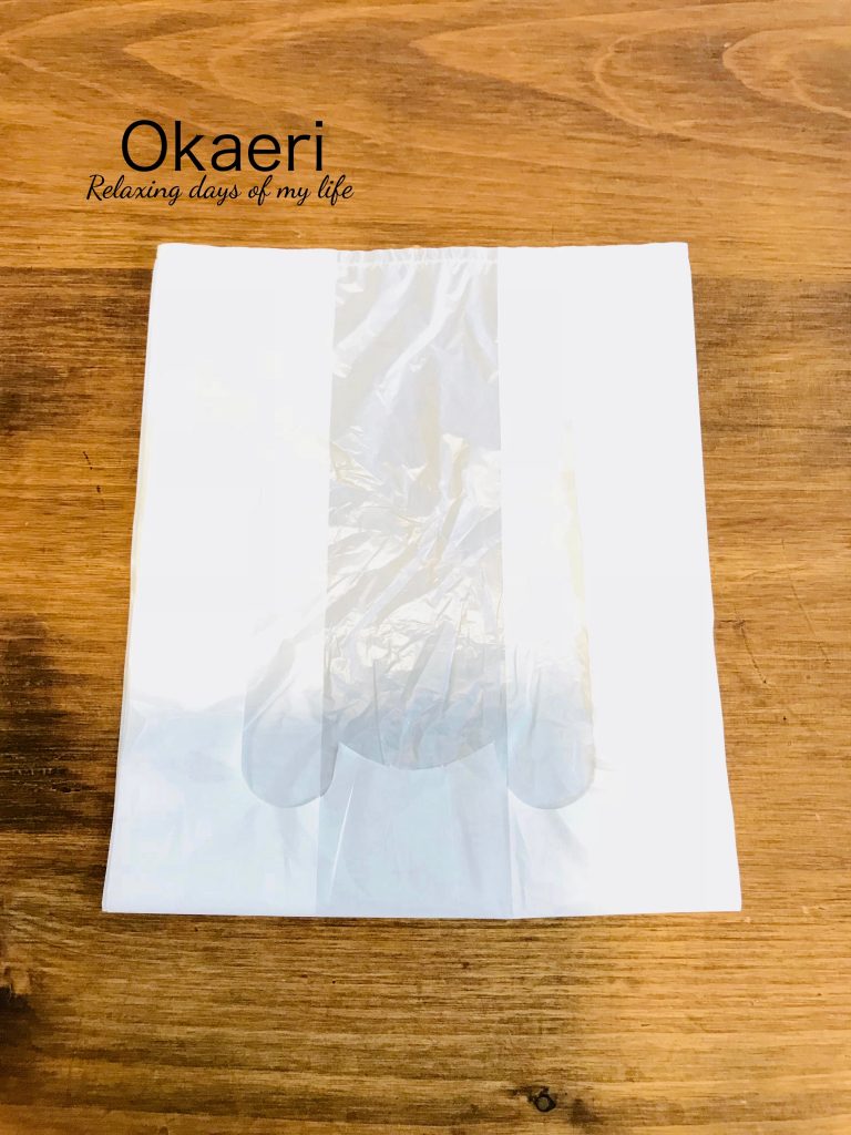 必見 1枚15秒でたためるレジ袋 スッキリきれい収納 Okaeri