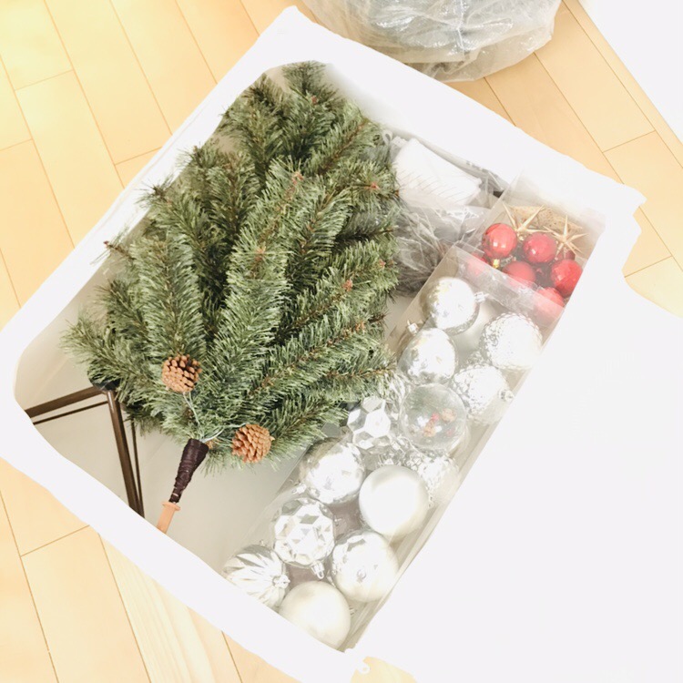 収納 クリスマスツリーはイケアシリーズでお片づけ Okaeri